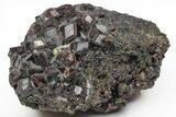 Gemmy, Sharply Terminated Garnet Cluster - Pakistan #213384-1